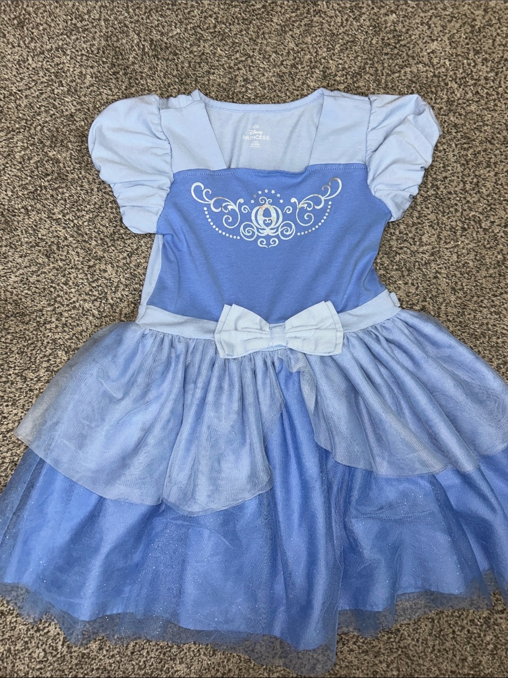 Disney Princess Blue Tulle Kids Costume Dress